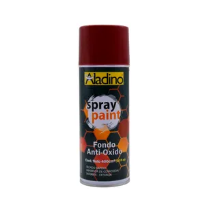 Pintura Spray Fondo Antióxido Aladino 400cc